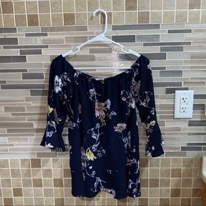 Floral Off-Shoulder Blouse